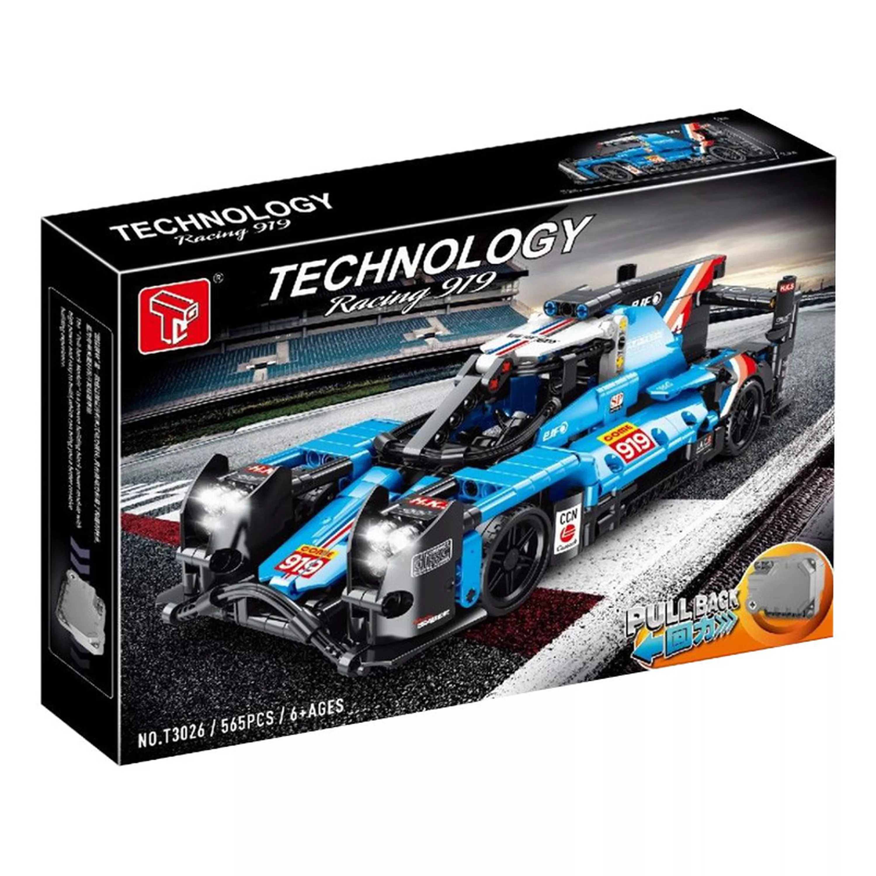 Конструктор пластиковый (27,2х11х3,9 см, 565 деталей) ( Арт. T3026TGL)