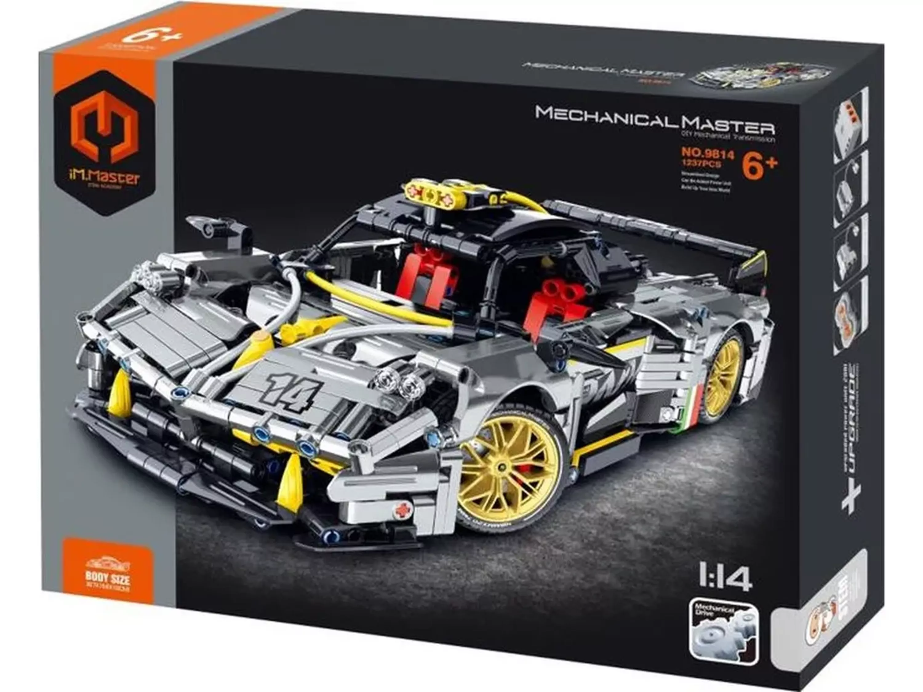 Конструктор пластиковый 1237 деталей (Арт. 9814IMM)