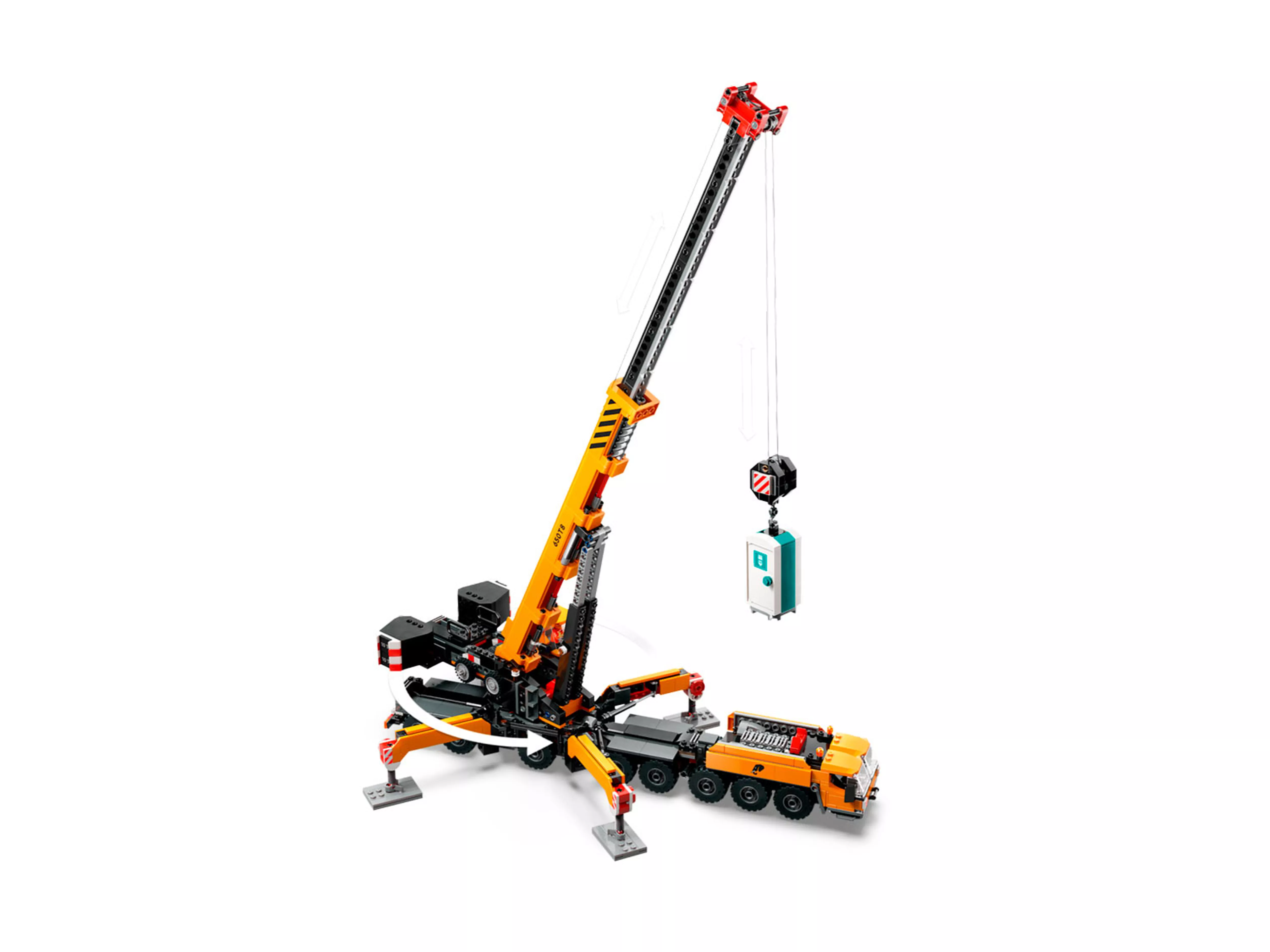 Конструктор LEGO ЖЕЛТЫЙ МОБИЛЬНЫЙ СТРОИТЕЛЬНЫЙ КРАН