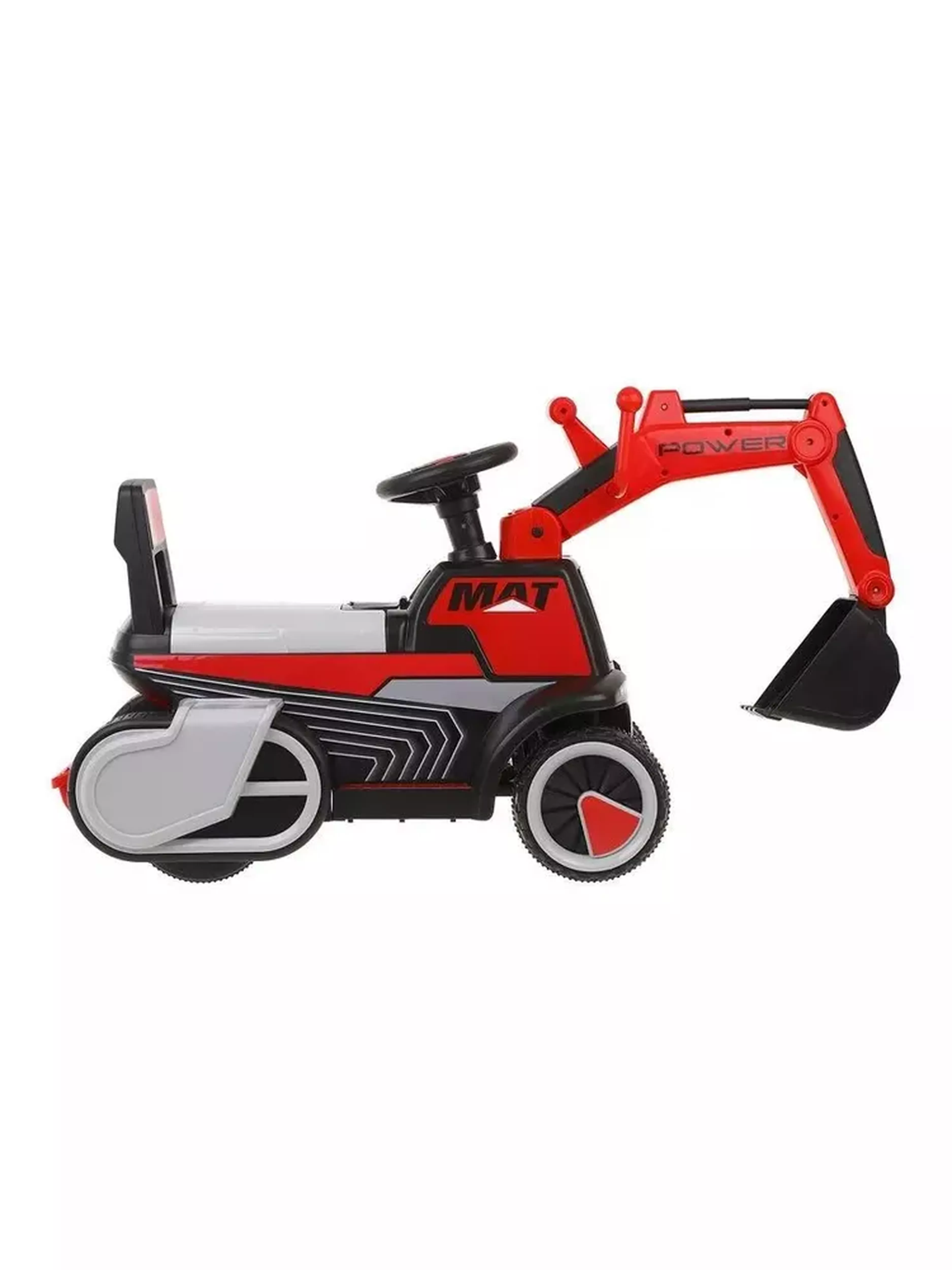 Каталка-пушкар ТМ  Moby Kids «Большой Экскаватор», функц.  свет и муз., (3*АА не входят)