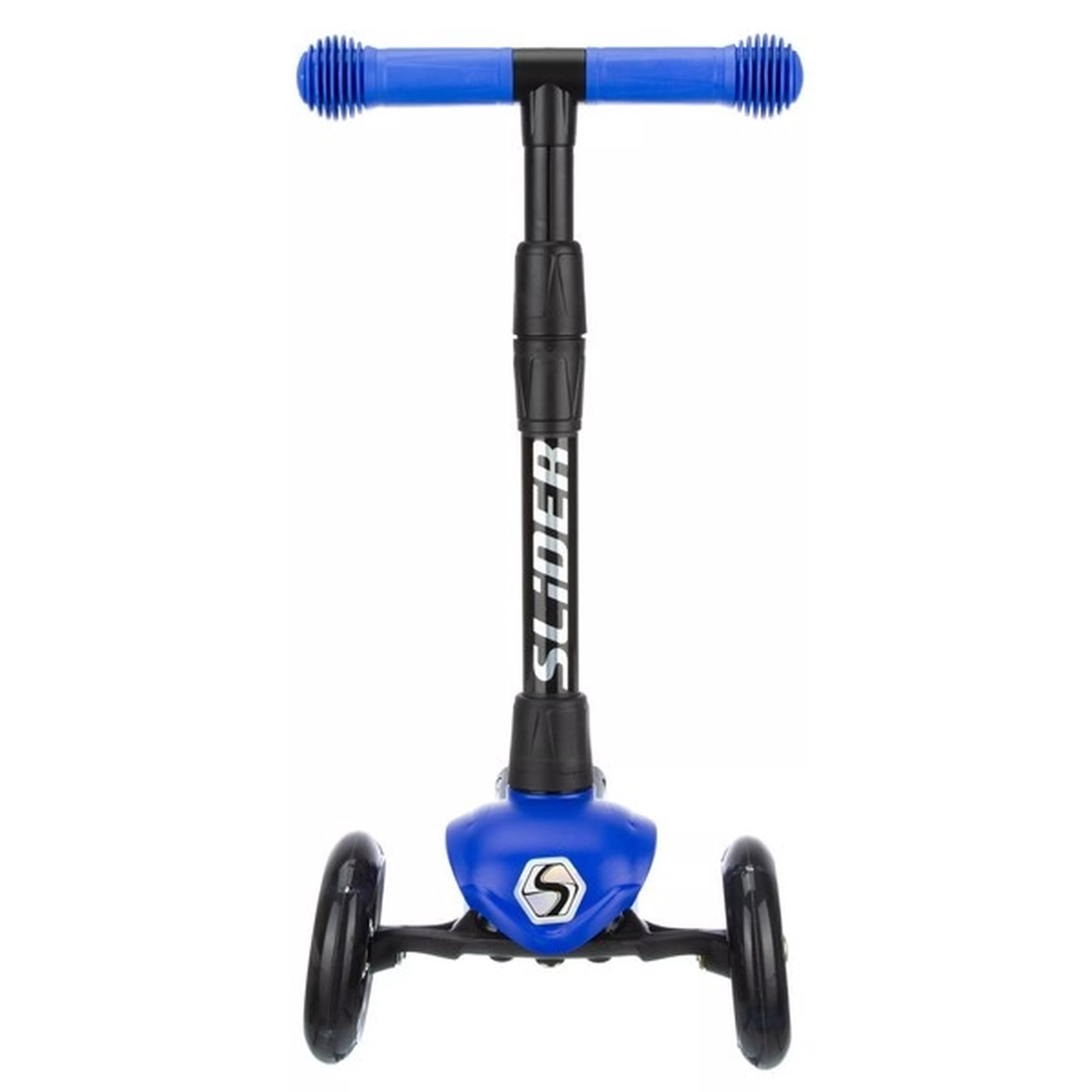 Самокат трехколесный Slider Stile, складной, колеса со светом, цвет: синий