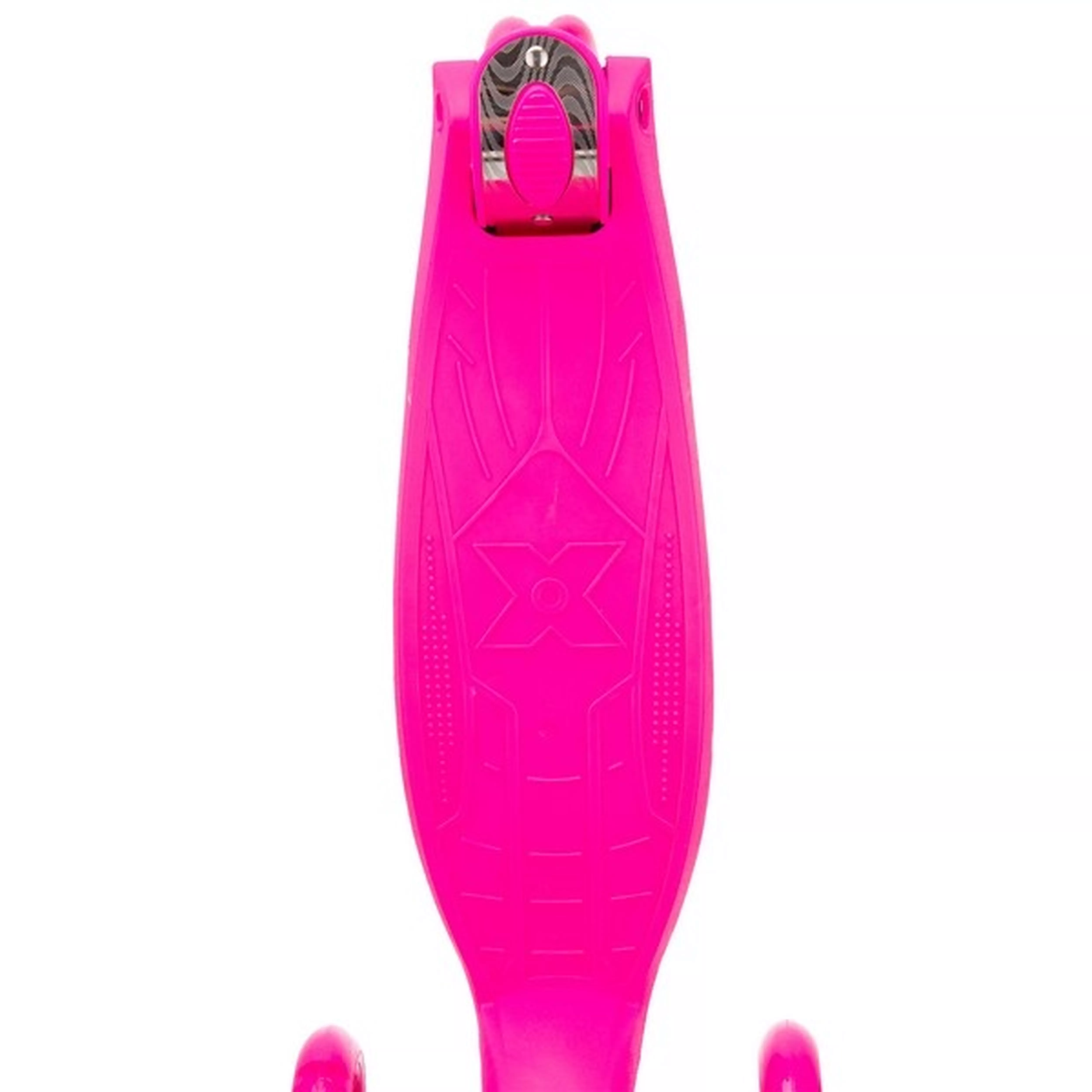 Самокат трехколесный, складной, колеса PU со светом, размер самоката: 57*25*87 см, розовый