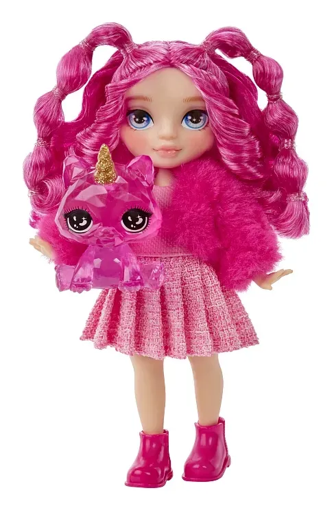 Рейнбоу Хай Кукла Littles Маджента 15 см розовая с аксессуарами RAINBOW HIGH