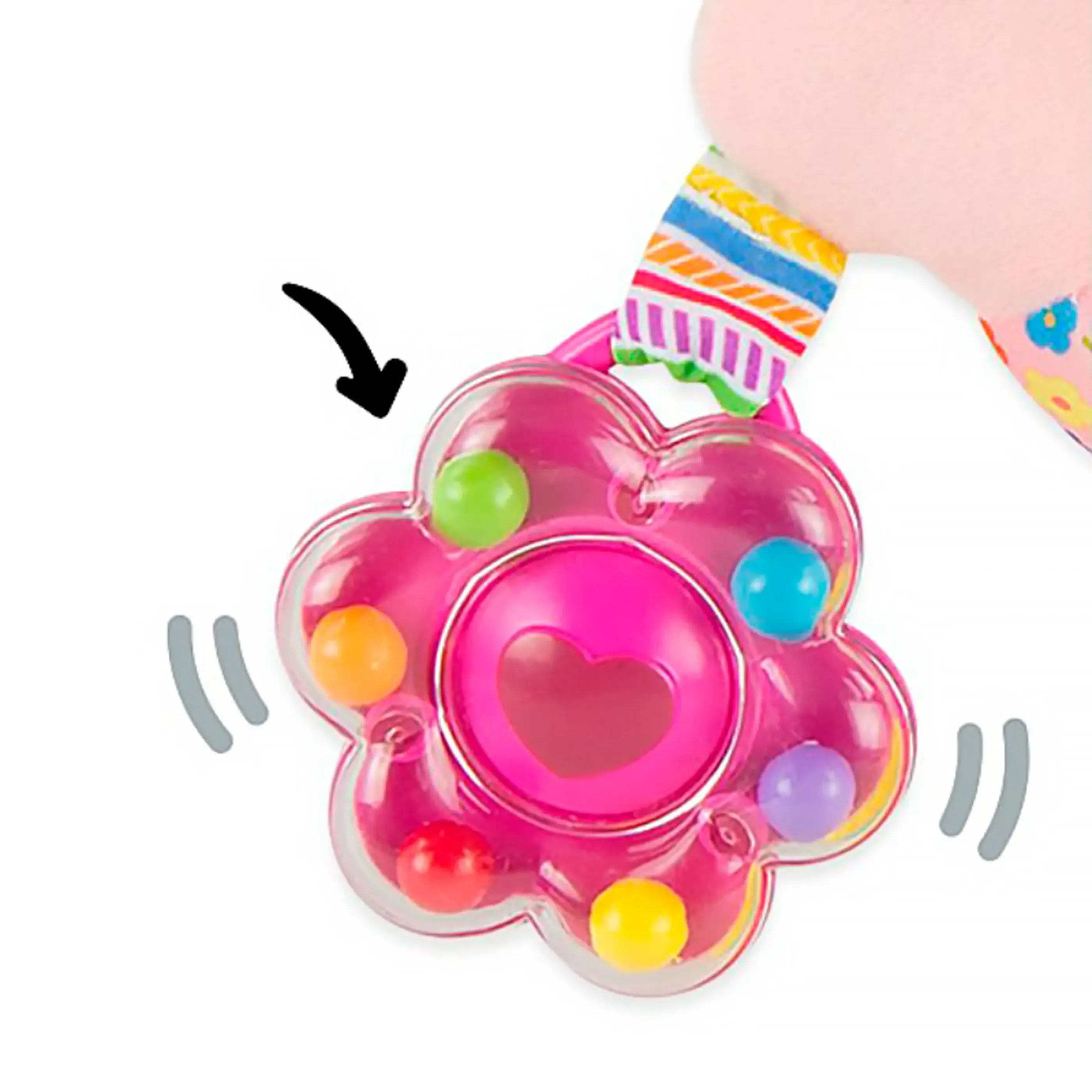 Lamaze Игрушка с подвесом развивающая для малышей Кукла Эмилия 