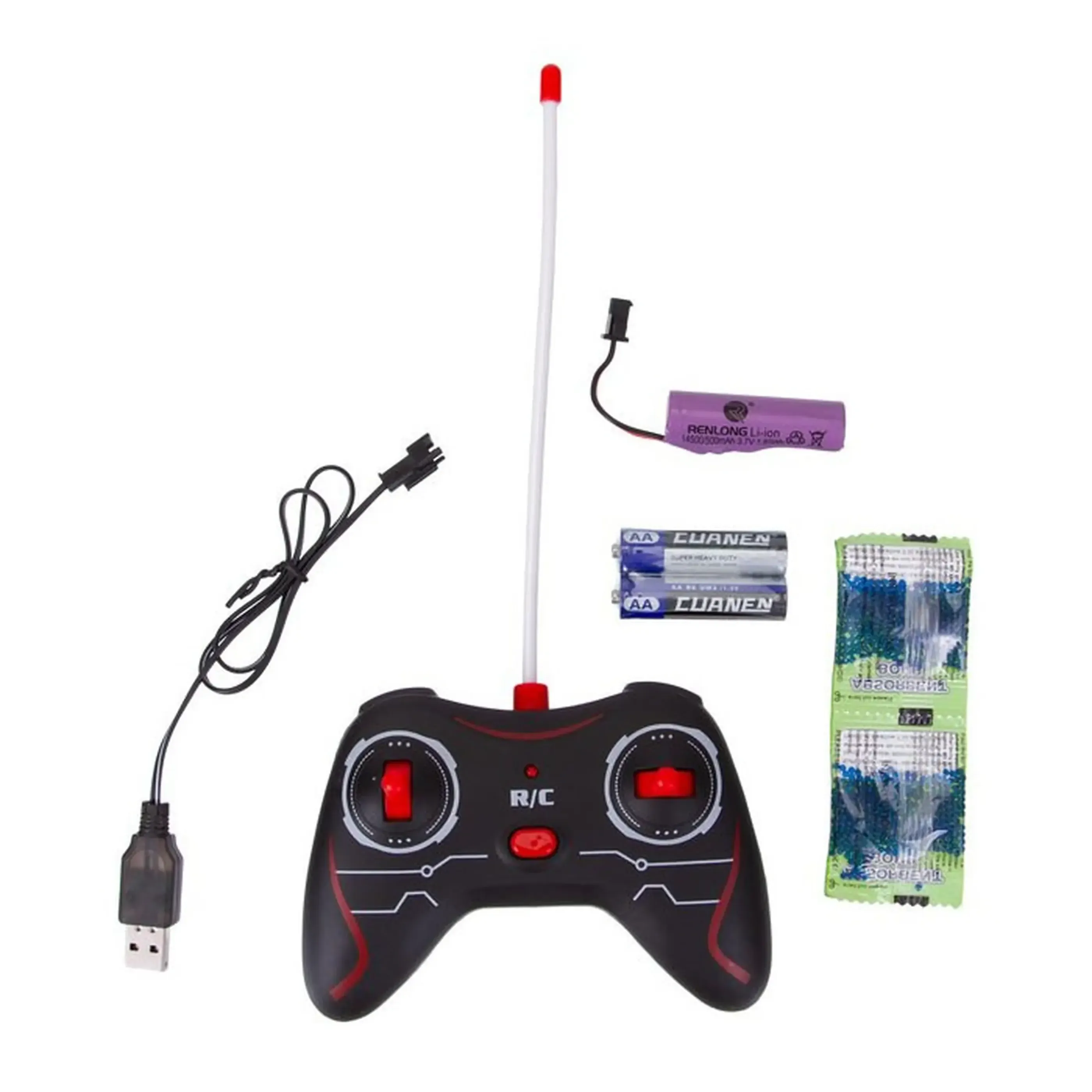 Машинка на пульте р/у  «BeBoy», стреляет водяными пулями, световые эффекты, амортизаторы, 