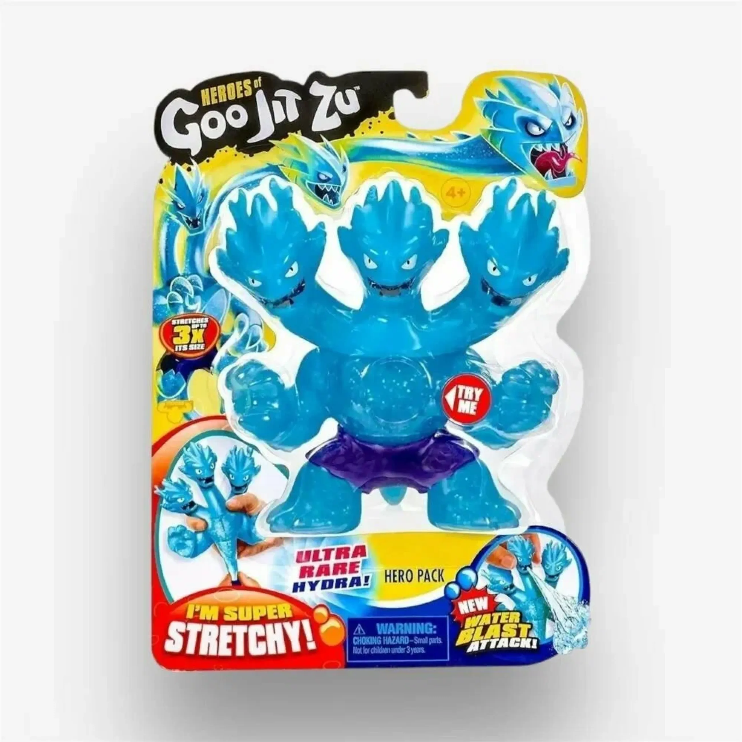 GooJitZu Игрушка Ультраредкий Гидра Водная Атака тянущаяся фигурка