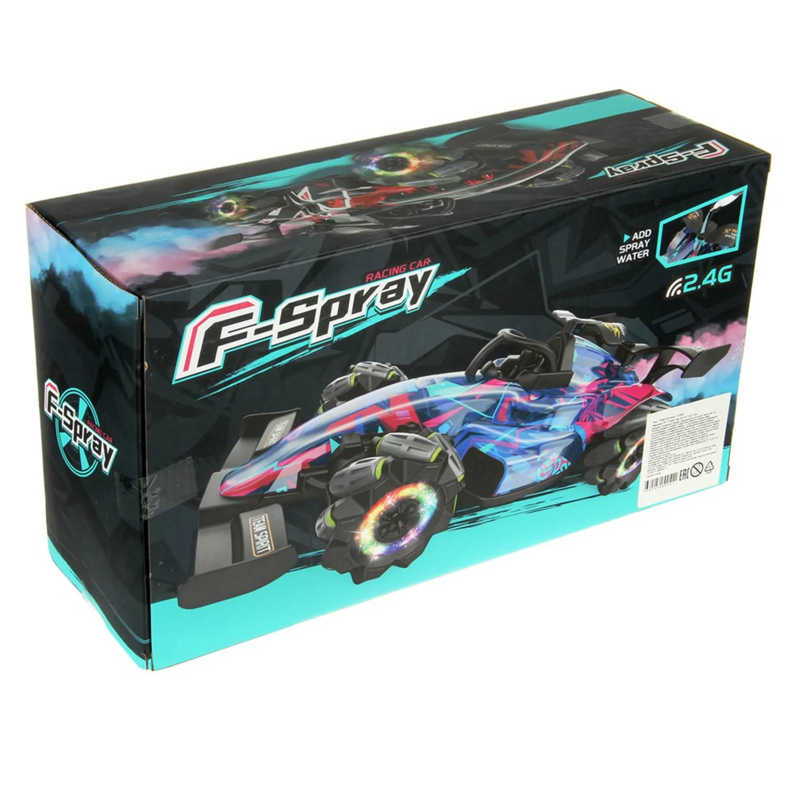 Машинка р/у «Гонка» пар 34.7х17.5х12 см.