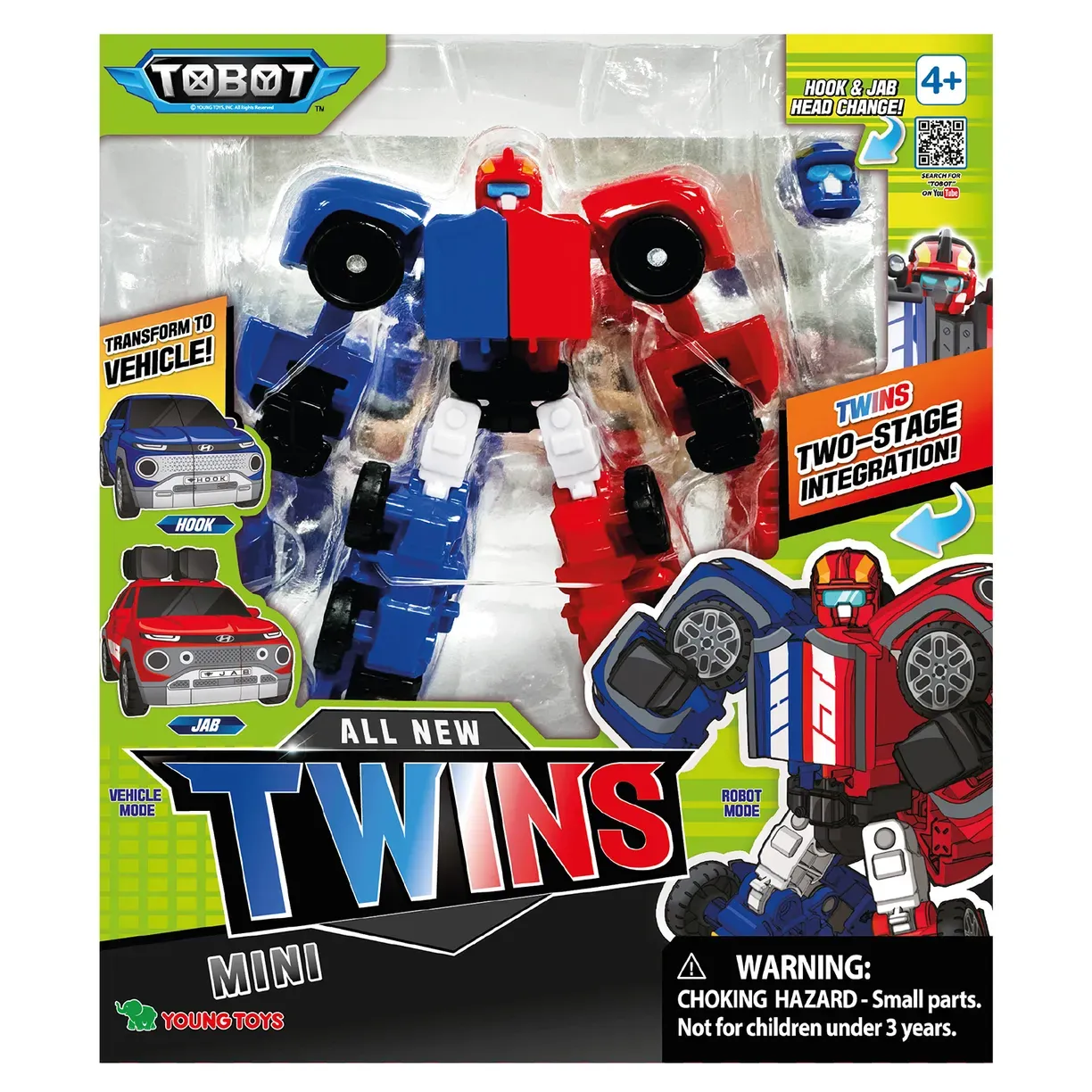 TOBOT Робот-трансформер МИНИ ТОБОТ TWINS NEW