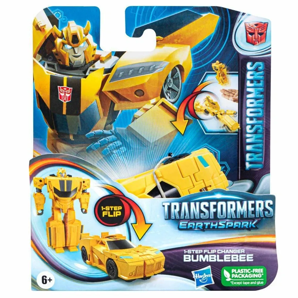 Hasbro Робот-трансформер-Transformers Toys EarthSpark Spin Changer Bumblebee with