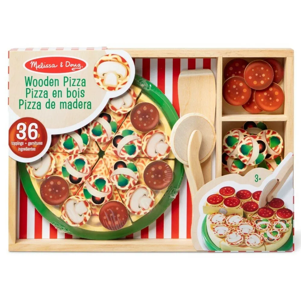 Melissa&Doug. Игровой набор деревянный Пиццерия с аксессуарами