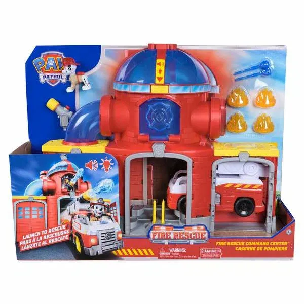 Paw Patrol Игровой набор FireRescue. Пожарная станция со звуковыми эффектами