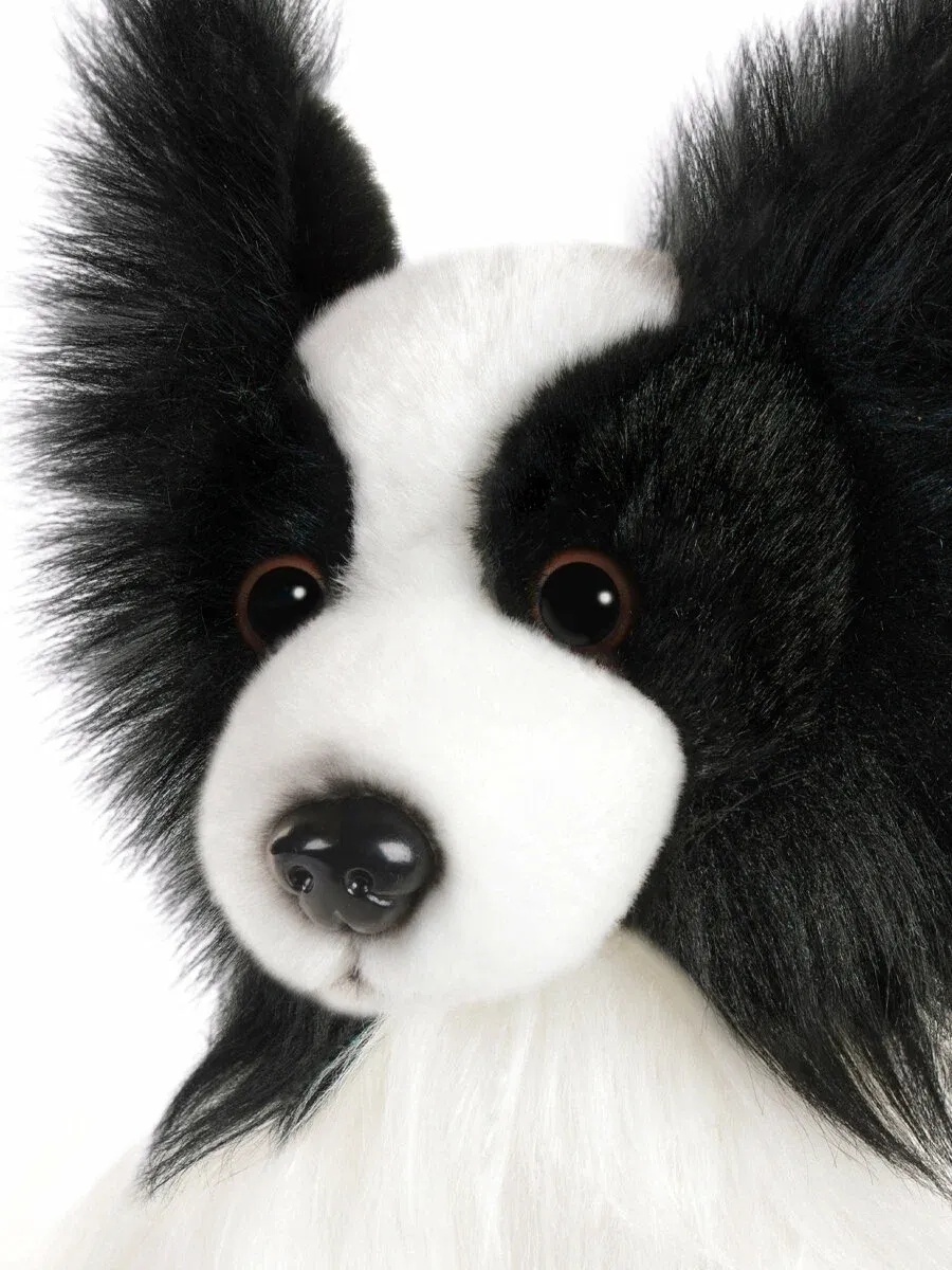 Мягкая Игрушка MAXITOYS, Собачка Папильон, 25 см