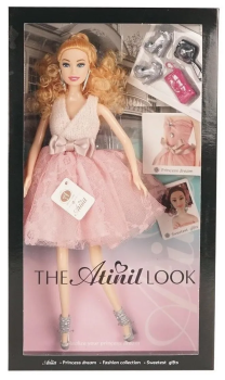 Кукла "Atinil. Модный показ" в розовом платье, с аксессуарами, 2 вида, 28см