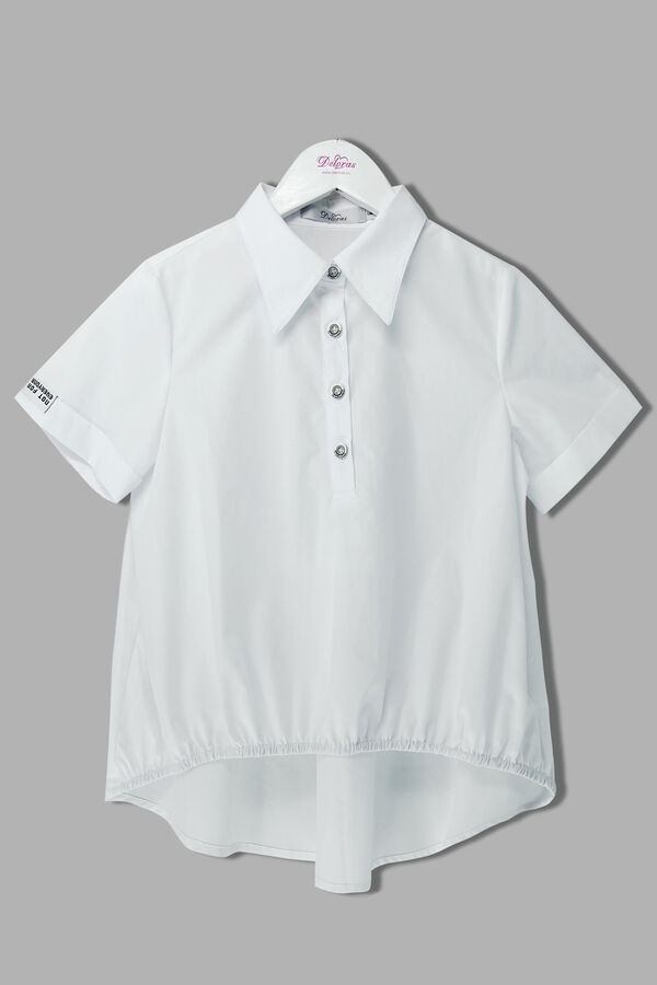 белая блузка для девочки