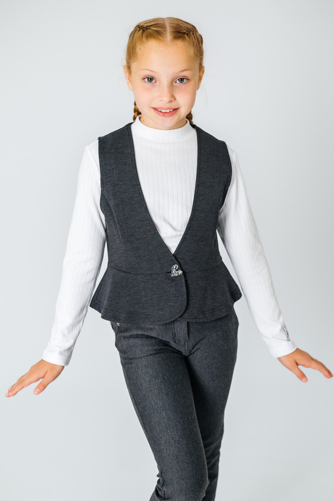 серая школьная форма для девочек