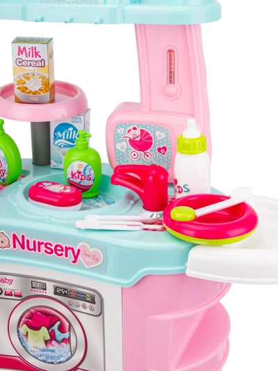 Набор «Доктор» - столик игровой, в комплекте: аксесс., необходимые для ухода за малышом.