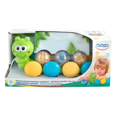 Игрушка-каталка Bebelino «Гусеница с шариками» (10210100/150918/0025910/4)