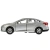 Машина металл FORD Focus 12см, инерц., открыв. двери, цвет серебристый в кор. Технопарк