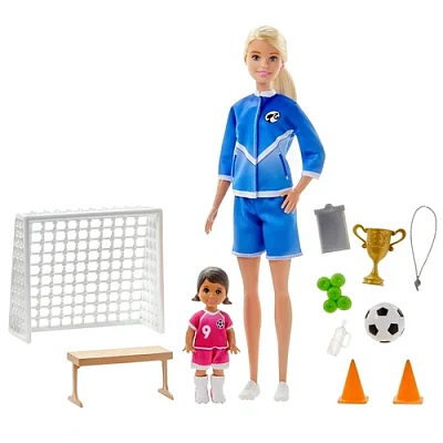 Barbie Игровой набор "Футбольный тренер"