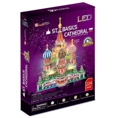 Игрушка Собор Василия Блаженного с подсветкой 