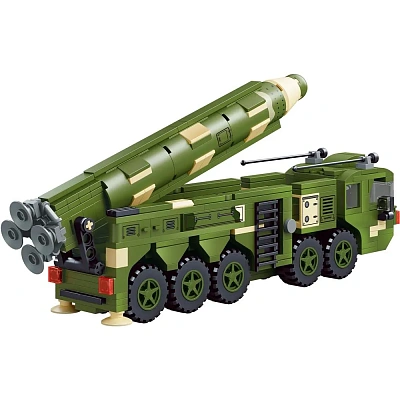 Конструктор Mioshi Tech "Военная техника: Баллистическая ракета" (377 дет., 29,5 см)