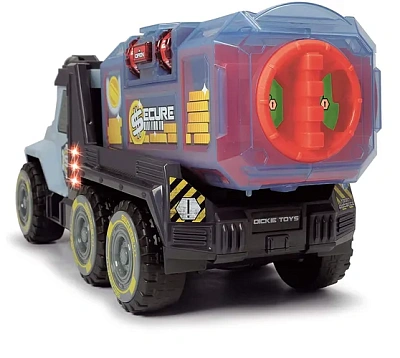 Инкасаторский грузовик со съемным сейфом 30 см свет звук Dickie Toys 3756005