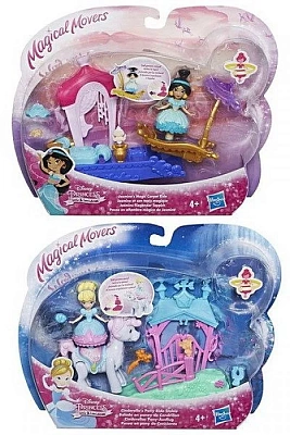 Фигурки персонажей Hasbro Disney Princess Принцесса и транспорт Жасмин, Золушка
