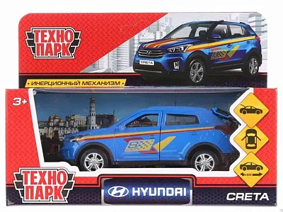 ТМ Технопарк. Машина металл "HYUNDAI CRETA СПОРТ", длина 12 см, откр дв, багаж, инерц.