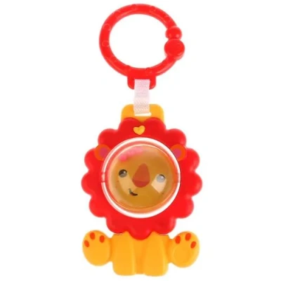 Погремушка со съемным кольцом ТМ Умка «Лев»