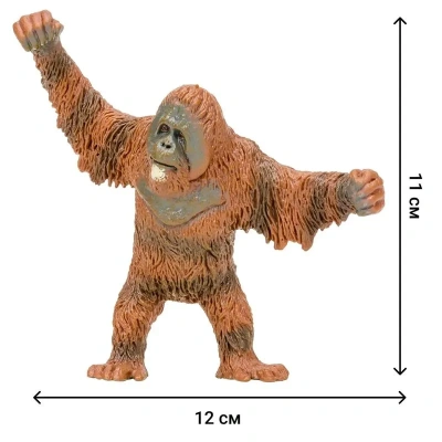 Набор фигурок животных серии “Мир диких животных“: Семья орангутангов