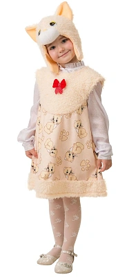 Карнавальный костюм "Кошечка Ася" (маска, сарафан) р.26