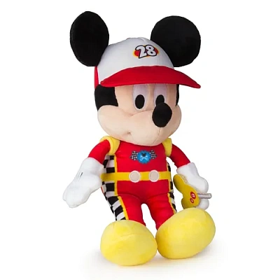 Мягкая игрушка Disney "Микки и весёлые гонки: Микки Маус" (34 см, звук, музыка) 