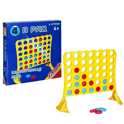 Настольная игра " 4 в ряд"