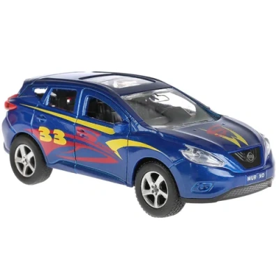 Машина металл Nissan Murano 12см, открыв.двери и багажник, инерц. в кор. Технопарк 