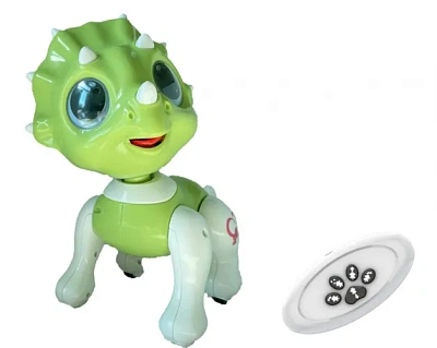 1TOY RoboPets игрушка интерактивная Динозавр, ИК пульт
