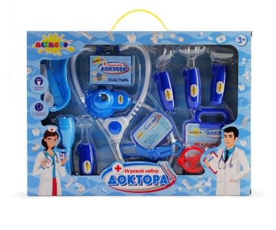Игровой набор доктора Altacto «Медицинский центр» (16 предм., свет, 39,5х29х5,5 см)