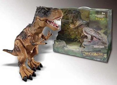 Динозавр на р/у "Планета динозавров. Тиранозавр Рекс", пускает пар, звуковые и световые эффекты