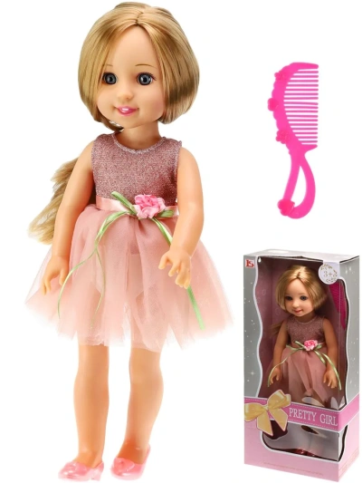 Кукла «Жанна»,  размер 40 см (в наборе с расческой, в коробке) 