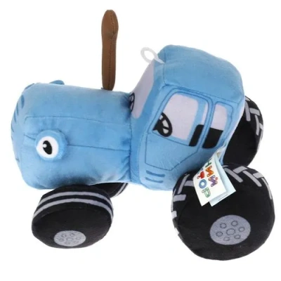 Игрушка мягкая СИНИЙ ТРАКТОР 18см, без чипа, в пак МУЛЬТИ-ПУЛЬТИ