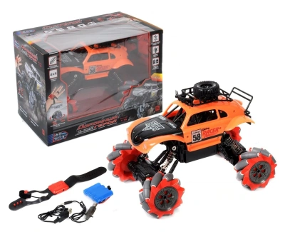 Машинка р/у “Beboy“ с пультом управления жестами, со светом, колеса с катками