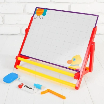 Доска магнитная с алфавитом на магнитиках и акс.