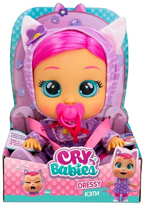 Край Бебис Кукла Кэти Dressy интерактивная плачущая Cry Babies