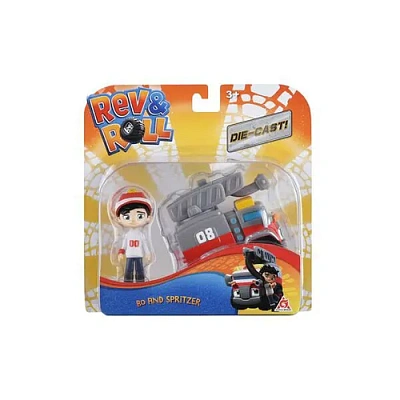 Игрушка Rev&Roll фигрука+машинка (метал) - Бо и Сприцер