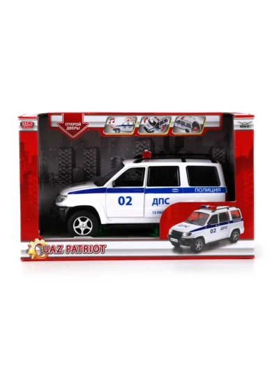 ТЕХНОПАРК Машина Полиция Патриот пласт.инерц. 21см