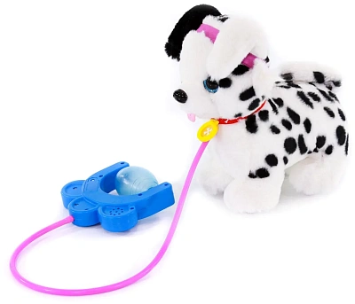 Интерактивная мягкая игрушка Далматинец Спринт 20 см, озвученная, помповый механизм, 