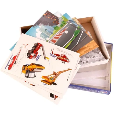 УМКА Настольная игра-ходилка Специальная техника с липучками