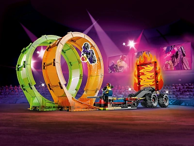 Конструктор LEGO CITY "Трюковая арена «Двойная петля»" 