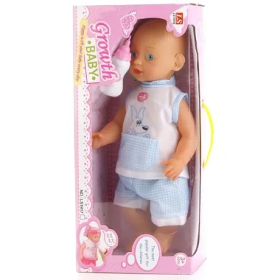 Пупс растущий с бут. и звуком, 41см. 45х15х19см.