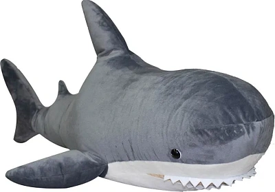 Игрушка мягконабивная Tallula акула 95 см, серая