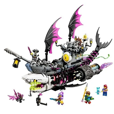 Игрушка Конструктор LEGO  DREAMZzz Кошмарный корабль с акулами